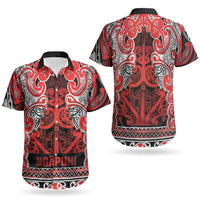 Aotearoa Iwi Ngapuhi Couples Matching Summer Maxi Dress and Hawaiian Shirt Maori Wharenui House Tribal Pattern LT9 - Polynesian Pride