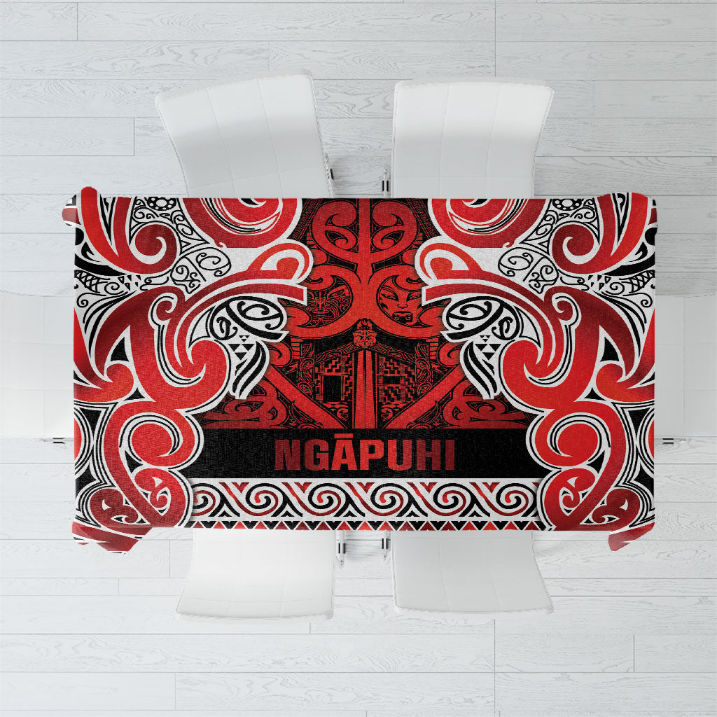 Aotearoa Iwi Ngapuhi Tablecloth Maori Wharenui House Tribal Pattern