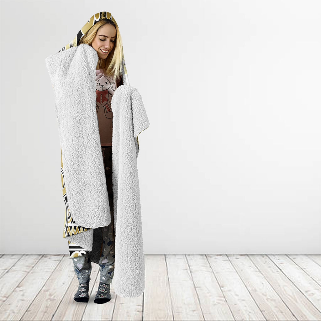 Aotearoa Iwi Ngati Whatua Hooded Blanket Maori Wharenui House Tribal Pattern LT9 - Polynesian Pride