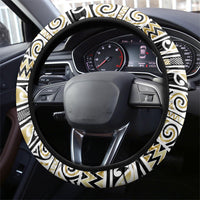 Aotearoa Iwi Ngati Whatua Steering Wheel Cover Maori Wharenui House Tribal Pattern LT9 - Polynesian Pride
