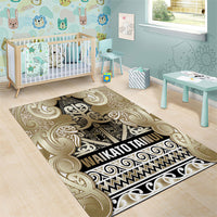Aotearoa Iwi Waikato Tainui Area Rug Maori Wharenui House Tribal Pattern LT9 - Polynesian Pride