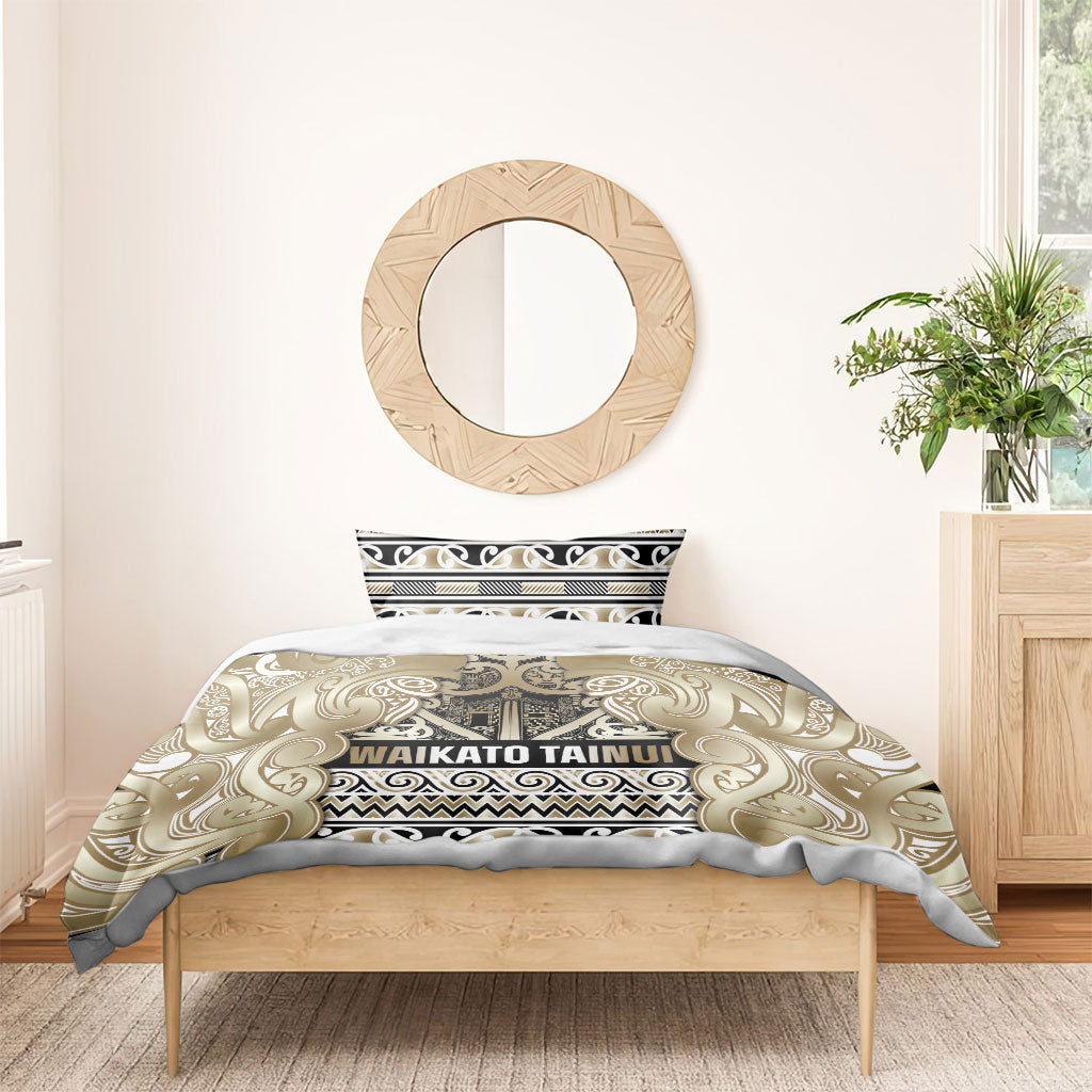 Aotearoa Iwi Waikato Tainui Bedding Set Maori Wharenui House Tribal Pattern LT9 - Polynesian Pride