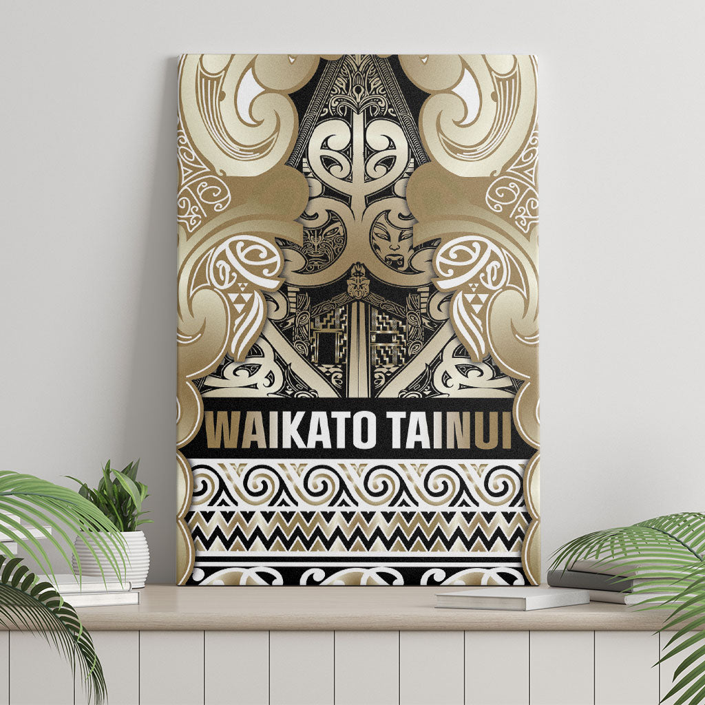 Aotearoa Iwi Waikato Tainui Canvas Wall Art Maori Wharenui House Tribal Pattern LT9 - Polynesian Pride