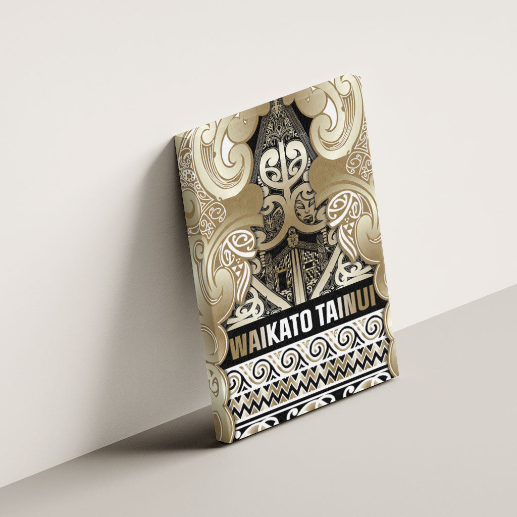 Aotearoa Iwi Waikato Tainui Canvas Wall Art Maori Wharenui House Tribal Pattern LT9 - Polynesian Pride