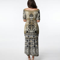 Aotearoa Iwi Waikato Tainui Puletasi Maori Wharenui House Tribal Pattern LT9 - Polynesian Pride