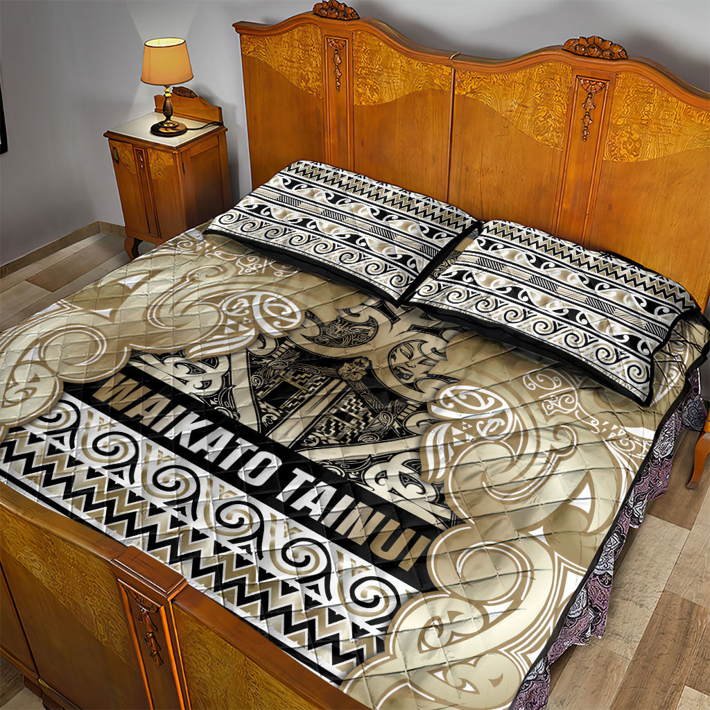 Aotearoa Iwi Waikato Tainui Quilt Bed Set Maori Wharenui House Tribal Pattern LT9 - Polynesian Pride