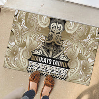 Aotearoa Iwi Waikato Tainui Rubber Doormat Maori Wharenui House Tribal Pattern LT9 - Polynesian Pride