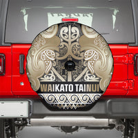 Aotearoa Iwi Waikato Tainui Spare Tire Cover Maori Wharenui House Tribal Pattern LT9 - Polynesian Pride