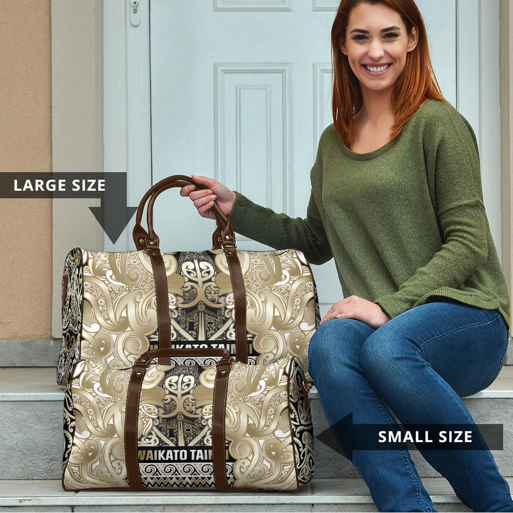 Aotearoa Iwi Waikato Tainui Travel Bag Maori Wharenui House Tribal Pattern LT9 - Polynesian Pride