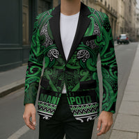 Aotearoa Iwi Ngati Maniapoto Blazer Maori Wharenui House Tribal Pattern LT9 - Polynesian Pride