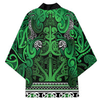 Aotearoa Iwi Ngati Maniapoto Kimono Maori Wharenui House Tribal Pattern LT9 - Polynesian Pride