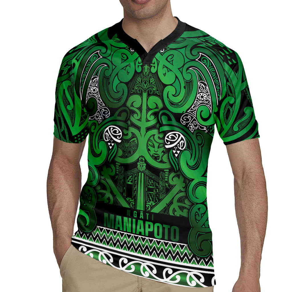 Aotearoa Iwi Ngati Maniapoto Rugby Jersey Maori Wharenui House Tribal Pattern LT9 - Polynesian Pride