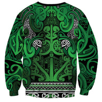 Aotearoa Iwi Ngati Maniapoto Sweatshirt Maori Wharenui House Tribal Pattern LT9 - Polynesian Pride