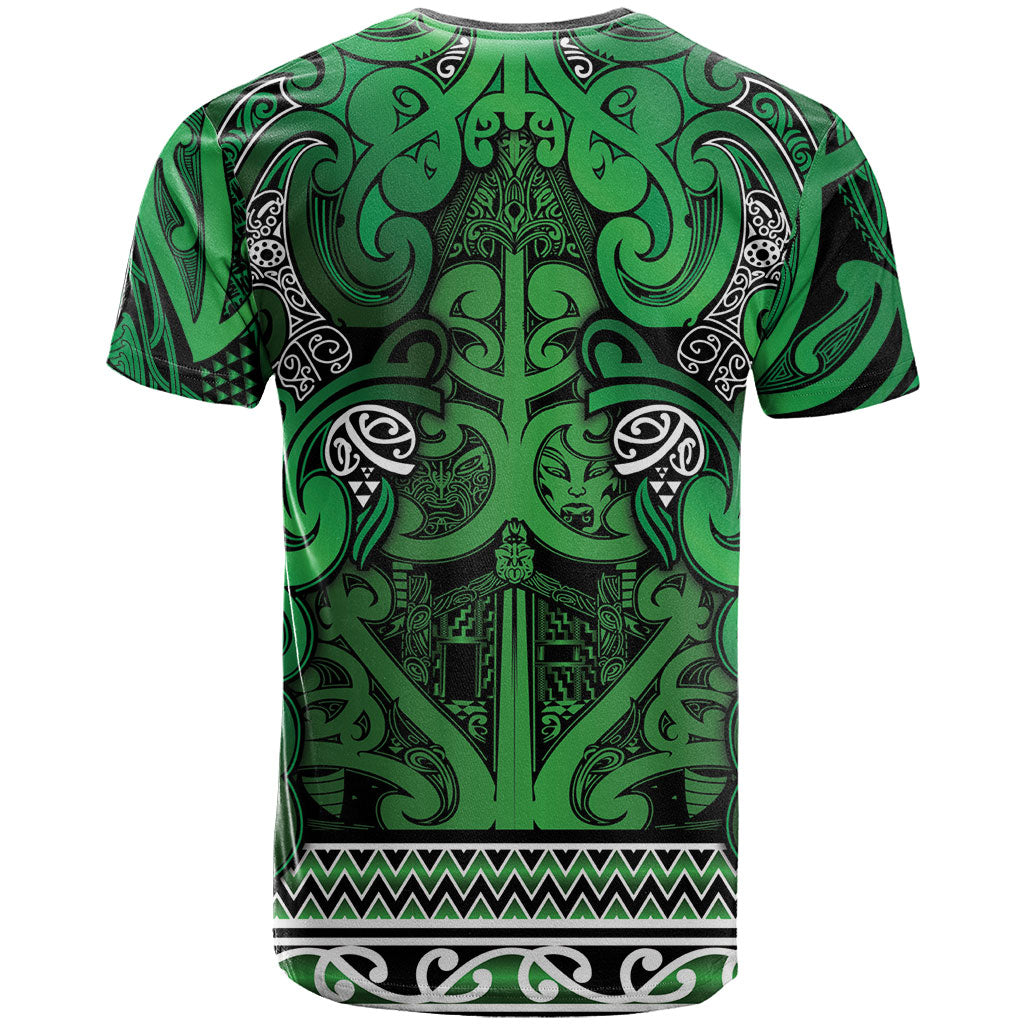 Aotearoa Iwi Ngati Maniapoto T Shirt Maori Wharenui House Tribal Pattern LT9 - Polynesian Pride