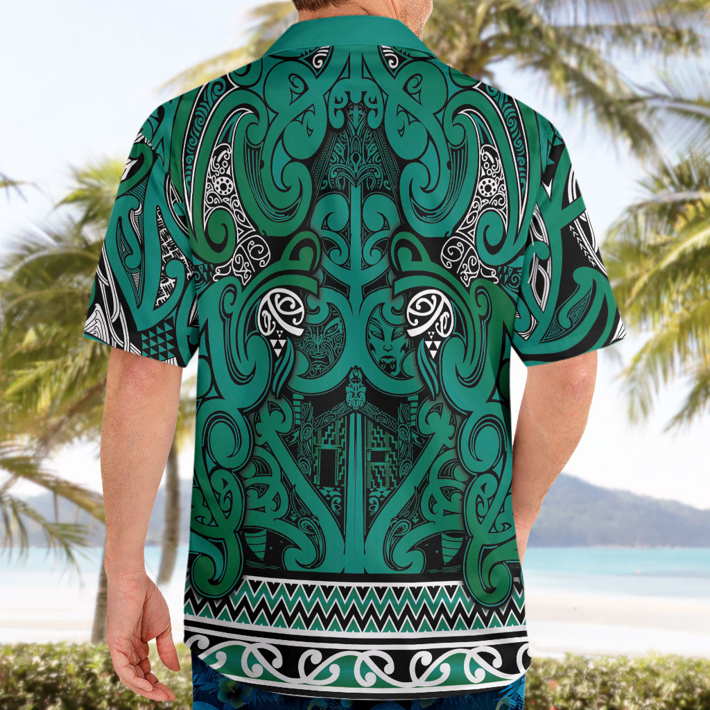 Aotearoa Iwi Ngai Tahu Hawaiian Shirt Maori Wharenui House Tribal Pattern LT9 - Polynesian Pride