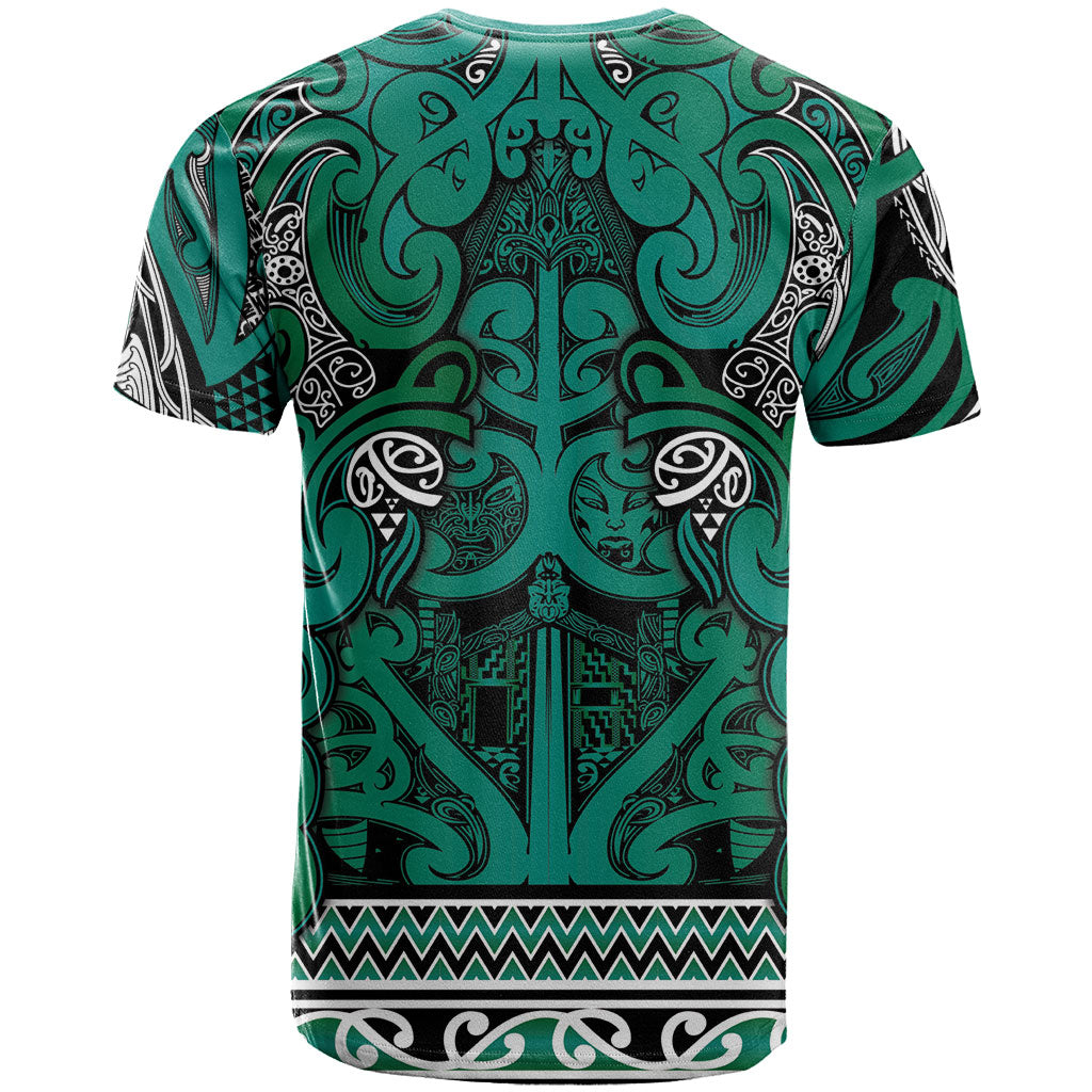 Aotearoa Iwi Ngai Tahu T Shirt Maori Wharenui House Tribal Pattern LT9 - Polynesian Pride