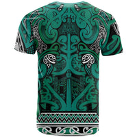 Aotearoa Iwi Ngai Tahu T Shirt Maori Wharenui House Tribal Pattern LT9 - Polynesian Pride