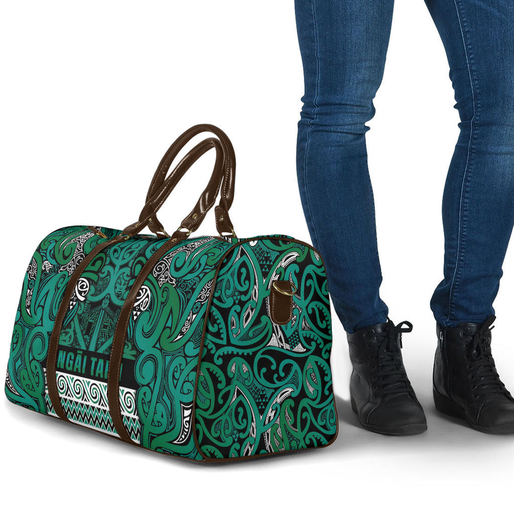 Aotearoa Iwi Ngai Tahu Travel Bag Maori Wharenui House Tribal Pattern LT9 - Polynesian Pride