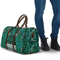 Aotearoa Iwi Ngai Tahu Travel Bag Maori Wharenui House Tribal Pattern LT9 - Polynesian Pride