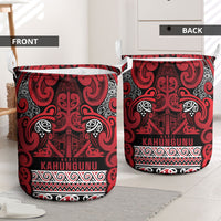 Aotearoa Iwi Ngati Kahungunu Laundry Basket Maori Wharenui House Tribal Pattern LT9 - Polynesian Pride