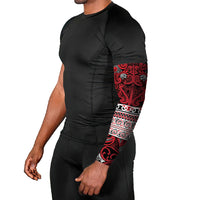 Aotearoa Iwi Ngati Kahungunu Arm Sleeves Maori Wharenui House Tribal Pattern LT9 - Polynesian Pride