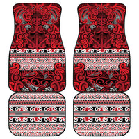 Aotearoa Iwi Ngati Kahungunu Car Mats Maori Wharenui House Tribal Pattern LT9 - Polynesian Pride