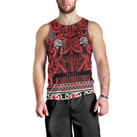 Aotearoa Iwi Ngati Kahungunu Men Tank Top Maori Wharenui House Tribal Pattern LT9 - Polynesian Pride