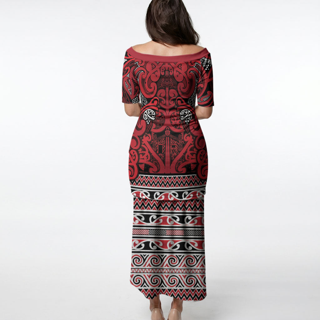 Aotearoa Iwi Ngati Kahungunu Puletasi Maori Wharenui House Tribal Pattern LT9 - Polynesian Pride