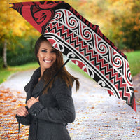 Aotearoa Iwi Ngati Kahungunu Umbrella Maori Wharenui House Tribal Pattern LT9 - Polynesian Pride