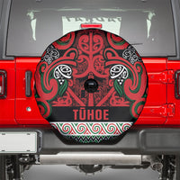 Aotearoa Iwi Tuhoe Spare Tire Cover Maori Wharenui House Tribal Pattern LT9 - Polynesian Pride