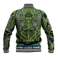 Aotearoa Iwi Whakatohea Baseball Jacket Maori Wharenui House Tribal Pattern LT9 - Polynesian Pride