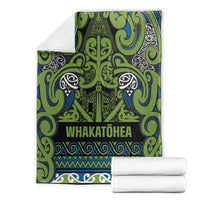 Aotearoa Iwi Whakatohea Blanket Maori Wharenui House Tribal Pattern LT9 - Polynesian Pride
