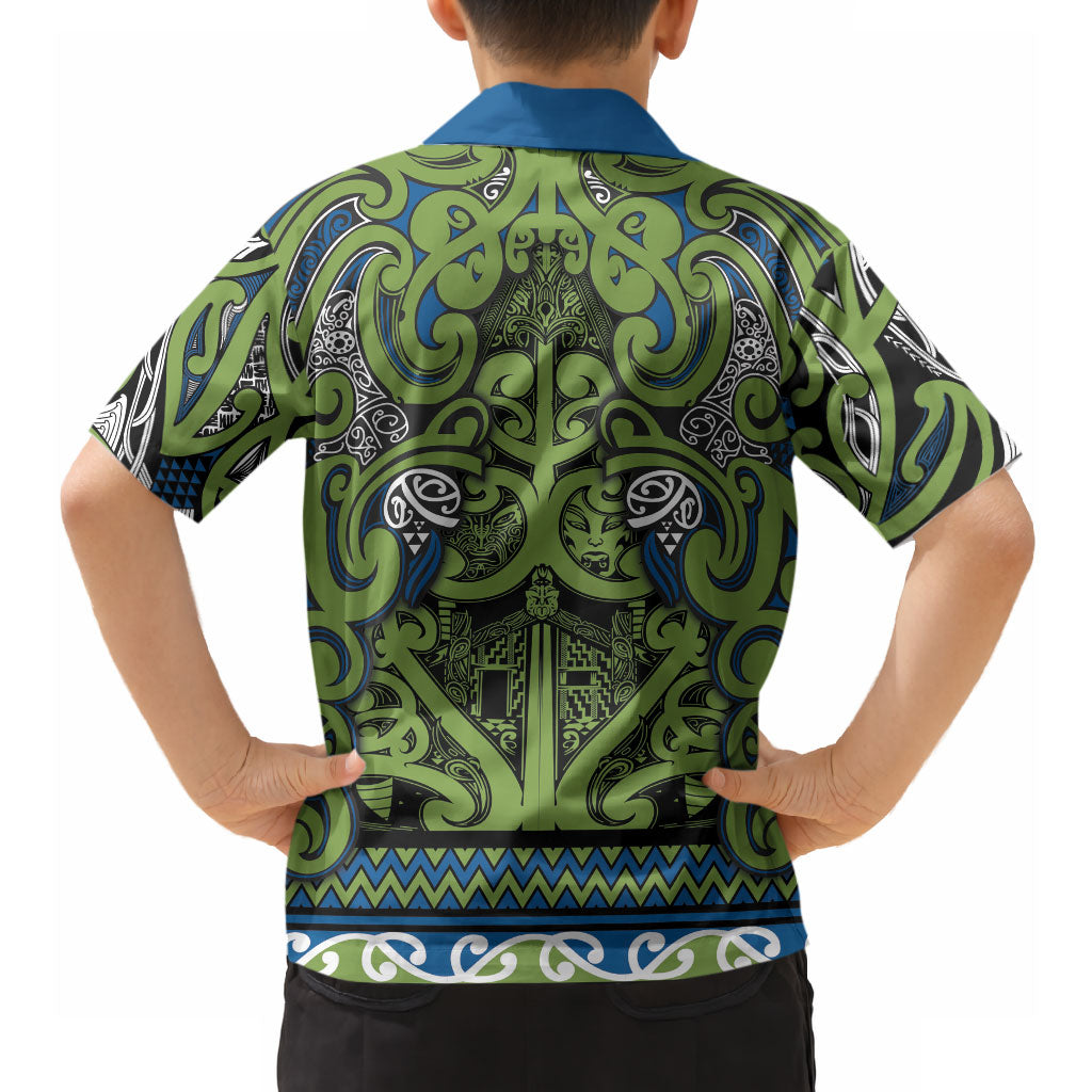 Aotearoa Iwi Whakatohea Hawaiian Shirt Maori Wharenui House Tribal Pattern LT9 - Polynesian Pride