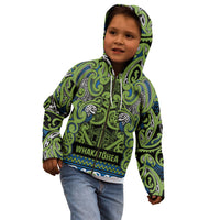 Aotearoa Iwi Whakatohea Kid Hoodie Maori Wharenui House Tribal Pattern LT9 - Polynesian Pride