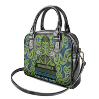 Aotearoa Iwi Whakatohea Shoulder Handbag Maori Wharenui House Tribal Pattern LT9 - Polynesian Pride