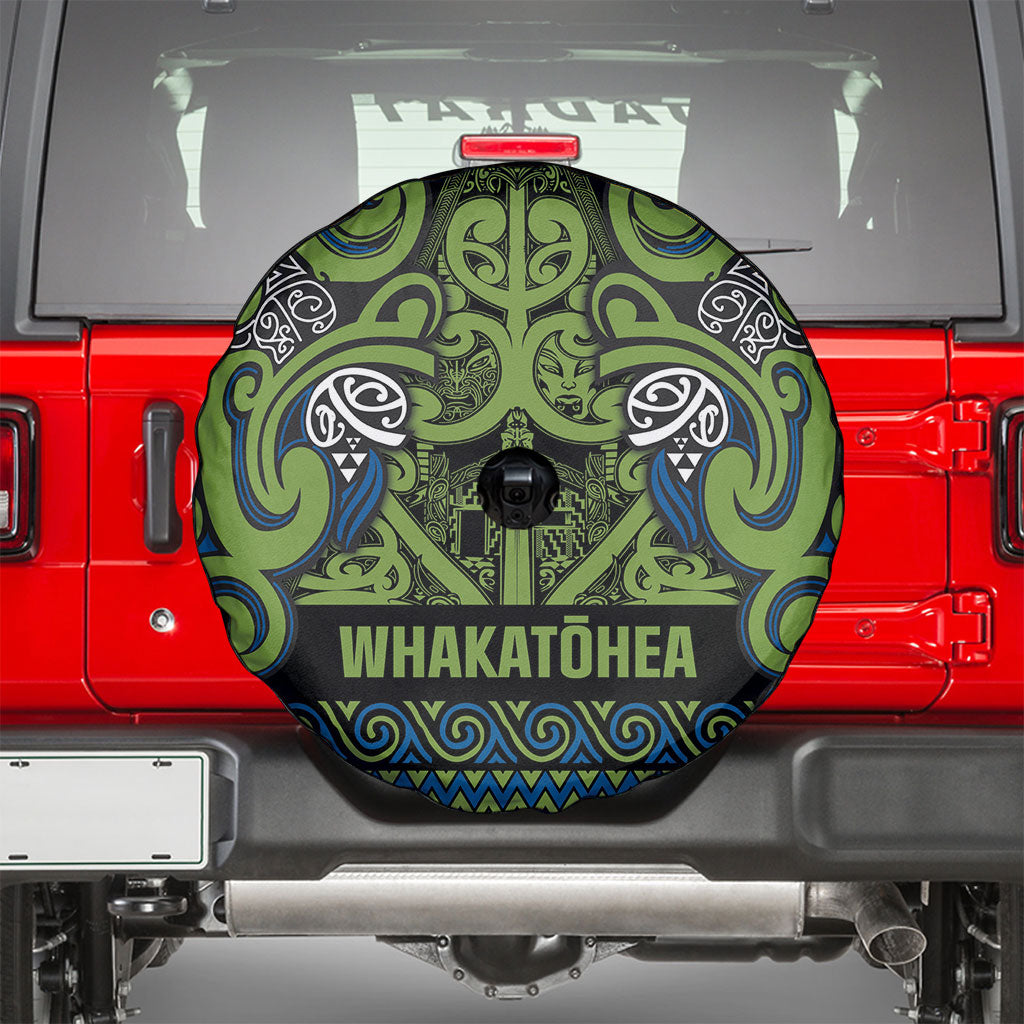 Aotearoa Iwi Whakatohea Spare Tire Cover Maori Wharenui House Tribal Pattern LT9 - Polynesian Pride