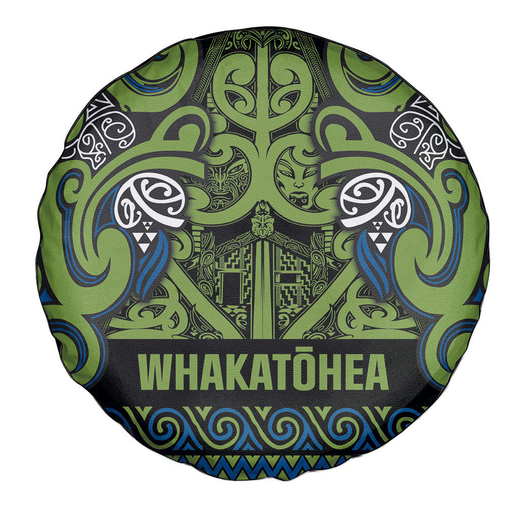 Aotearoa Iwi Whakatohea Spare Tire Cover Maori Wharenui House Tribal Pattern LT9 - Polynesian Pride