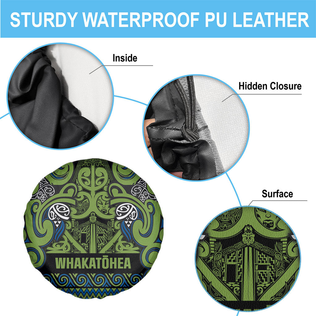 Aotearoa Iwi Whakatohea Spare Tire Cover Maori Wharenui House Tribal Pattern LT9 - Polynesian Pride