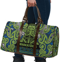 Aotearoa Iwi Whakatohea Travel Bag Maori Wharenui House Tribal Pattern LT9 - Polynesian Pride