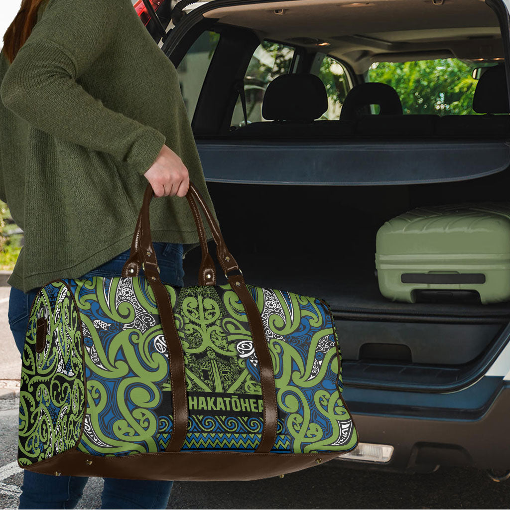 Aotearoa Iwi Whakatohea Travel Bag Maori Wharenui House Tribal Pattern LT9 - Polynesian Pride