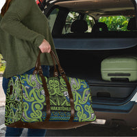 Aotearoa Iwi Whakatohea Travel Bag Maori Wharenui House Tribal Pattern LT9 - Polynesian Pride