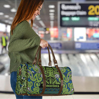 Aotearoa Iwi Whakatohea Travel Bag Maori Wharenui House Tribal Pattern LT9 - Polynesian Pride