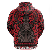 Aotearoa Iwi Ngati Awa Hoodie Maori Wharenui House Tribal Pattern LT9 - Polynesian Pride