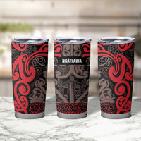 Aotearoa Iwi Ngati Awa Tumbler Cup Maori Wharenui House Tribal Pattern LT9 - Polynesian Pride