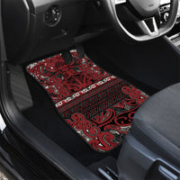 Aotearoa Iwi Ngati Toa Car Mats Maori Wharenui House Tribal Pattern LT9 - Polynesian Pride