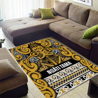 Aotearoa Iwi Ngāti Tama ki Te Waipounamu Trust Area Rug Maori Wharenui House Tribal Pattern LT9 - Polynesian Pride