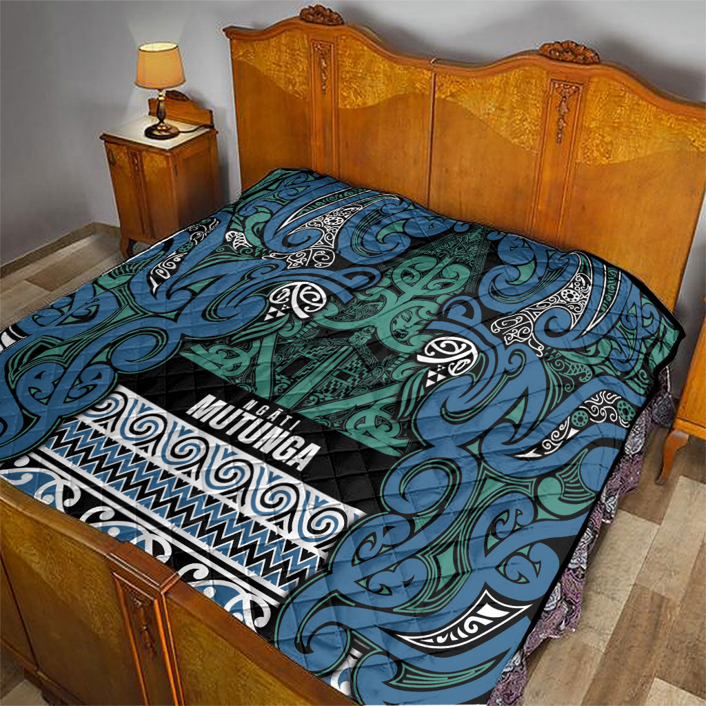 Aotearoa Iwi Ngati Mutunga Quilt Maori Wharenui House Tribal Pattern LT9 - Polynesian Pride