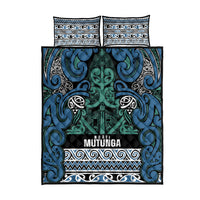 Aotearoa Iwi Ngati Mutunga Quilt Bed Set Maori Wharenui House Tribal Pattern LT9 - Polynesian Pride