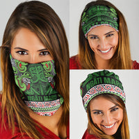 Aotearoa Iwi Ngati Maru Hauraki Neck Gaiter Maori Wharenui House Tribal Pattern LT9 - Polynesian Pride