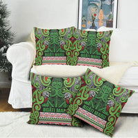 Aotearoa Iwi Ngati Maru Hauraki Pillow Cover Maori Wharenui House Tribal Pattern LT9 - Polynesian Pride